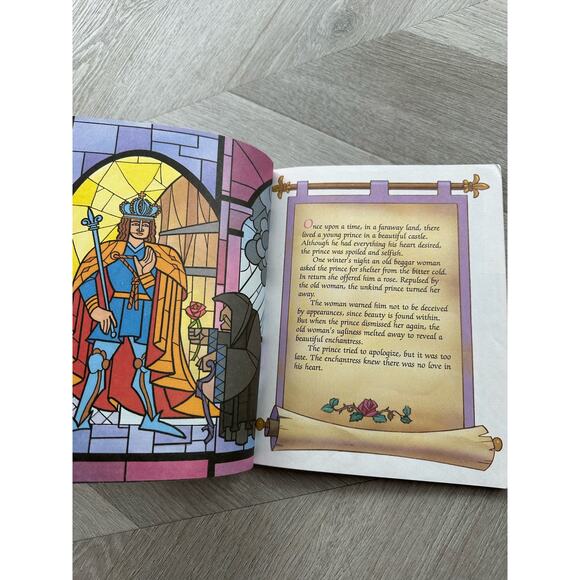 Disney's Beauty and the Beast Little Golden Book Vintage 1991 - Picture 7 of 8